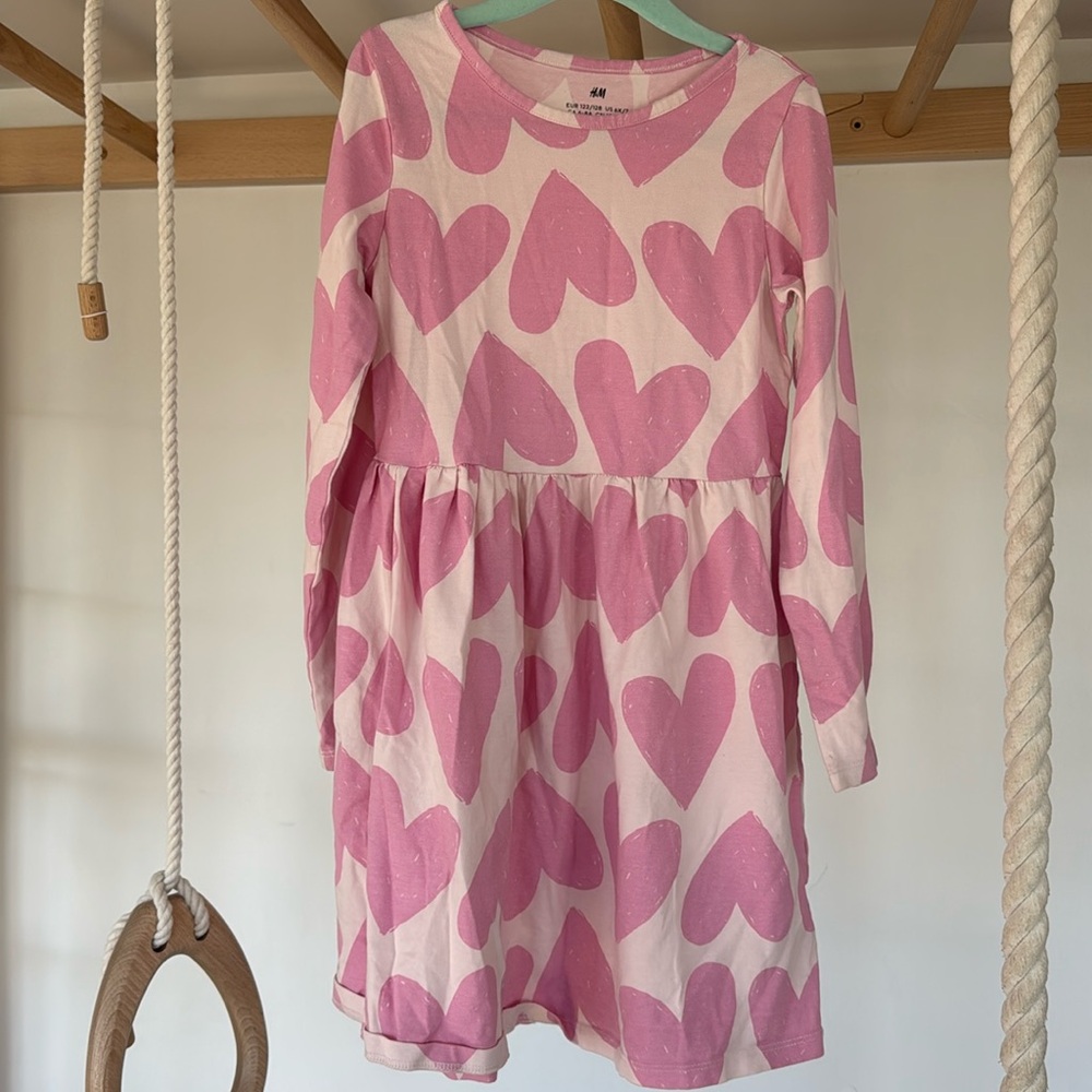 Pink heart dress